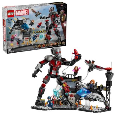 12. LEGO MARVEL SUPER HEROES 76314 Captain America: Civil War Battle