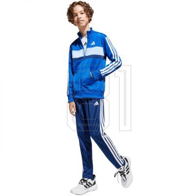 15. adidas Seasonal Essentials Tiberio 3-Stripes Jr JC7518 tracksuit