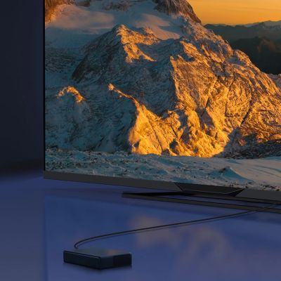 8. Baseus High Definition Series 8K HDMI Kabel 1m - Schwarz