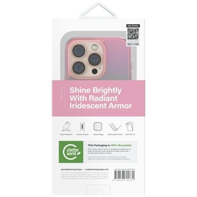 5. Uniq Iridescia Magclick Ladehülle für iPhone 16 Pro - Pink