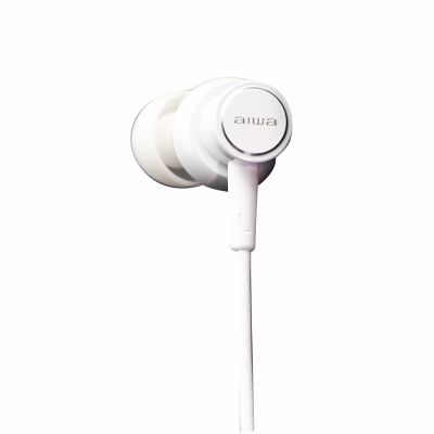 2. Aiwa ESTM-500WT Kopfhörer/Headset, kabelgebunden, In-Ear, Telefonieren/Musik, Weiß