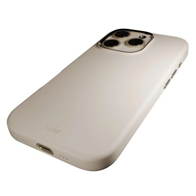 7. Puro Icon Mag Pro MagSafe Silikonhülle für iPhone 16 Pro – Beige