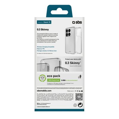 3. SBS Skinny Cover für Xiaomi 15 – transparent