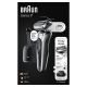 9. Braun Series 7 71-S7200c Folienrasierer/Trimmer, Schwarz/Silber