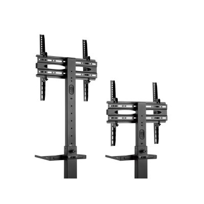 3. Bodenhalterung für Fernseher 32"-55"/35 kg, 1 TFT, 1 Abl., Schwarz