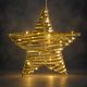 4. DEKORATIVER STERN 20 LED 30 CM GOLD