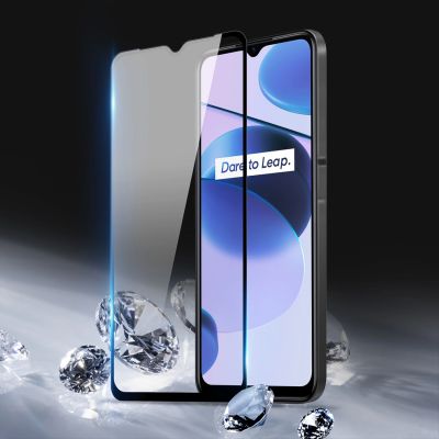 4. Dux Ducis 9D Tempered Glass Vollbild 9H Panzerglas mit Rahmen Realme C35 schwarz (case friendly)