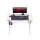 8. Huzaro Hero 1.7 RGB Weißer Gaming-Schreibtisch