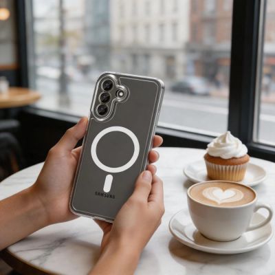 14. Tech-Protect FlexAir Hybrid MagSafe Hülle für Samsung Galaxy A27 5G – Transparent