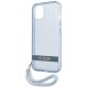 6. Guess GUHCP13MHTSGSB iPhone 13 6.1 "blau / blau Hardcase Translucent Stap