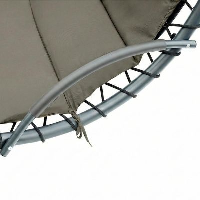 30. Schaukelstuhl mit Sonnenschirm, Lissabon, Dunkelgrau