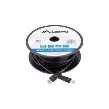 LANBERG HDMI-KABEL M/M V2.1 50M 8K OPTISCH AOC CA-HDMI-30FB-0500-BK