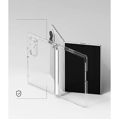 6. Ringke Fusion Flap Case für Samsung Galaxy Z Fold 8 - Transparent