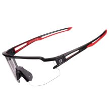 Rockbros 10173 Photochrome UV400 Radbrille – Schwarz und Rot