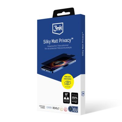 14. 3mk Silky Matt Privacy™ Matte Blickschutzfolie für OnePlus 12R
