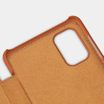 11. Nillkin Qin Case Hülle für Xiaomi Redmi Note 11 Pro+ (China) / Redmi Note 11 Pro (China) / Mi11i HyperCharge Kameraschutz Holster Cover Flip Case Braun