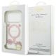 8. Guess Resin Flowers Glitter MagSafe Hülle für iPhone 17 Pro - Pink