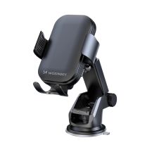 Wozinsky WUMID Auto-Armaturenbrett-Telefonhalterung mit 15 W induktivem Ladegerät, Schwarz