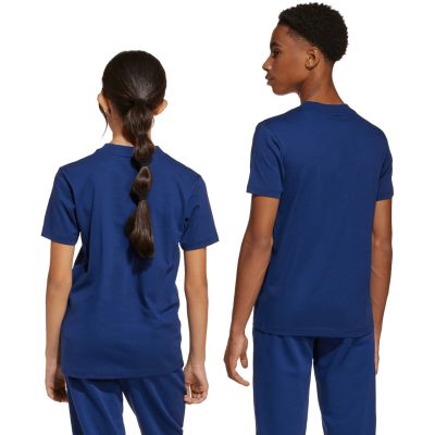 10. adidas Essentials Tee 160 Marineblaues Kinder-T-Shirt JY0613