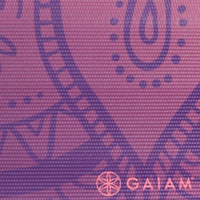 14. Gaiam Premium Athenian Rose Yogamatte 6 mm 63958