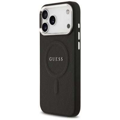 2. Guess Classic Logo MagSafe Hülle für iPhone 17 Pro Max – Schwarz