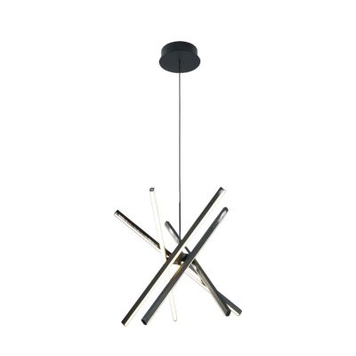 LED-Hängeleuchte SIBIU 48W 4000K Schwarz