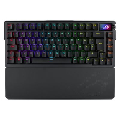 4. ASUS ROG Azoth Extreme Gaming-Tastatur USB + RF Wireless + Bluetooth QWERTZ Schwarz