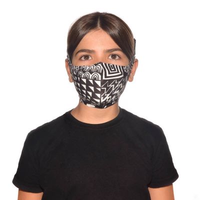 2. Kinder-Gesichtsmaske BUFF® FILTER MASK BAWE BLACK 126645 999 10 00