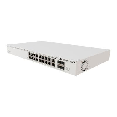 2. Mikrotik CRS320-8P-8B-4S+RM 21p PoE (PoE+: 8; PoE++: 8; ) 600/963W Managed Gigabit/10G