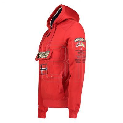 4. Geographical Norway Gymclass DB 054 M WW2485H/GN-Rotes Sweatshirt