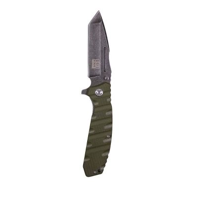 Stealth Stonewashed Tanto 101 INC Grünes Messer