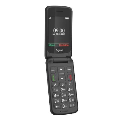Gigaset GL595 7,11 cm (2,8") 114 g Schwarz Handy für Senioren