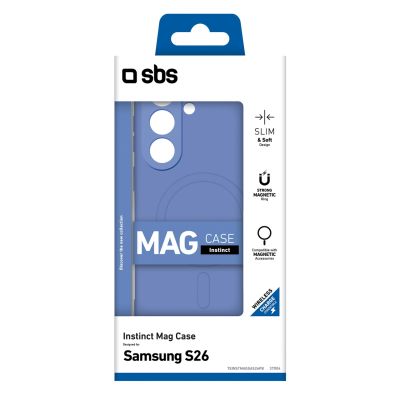 2. SBS Instinct Mag Case für Samsung Galaxy S26, kompatibel mit MagSafe – Blau