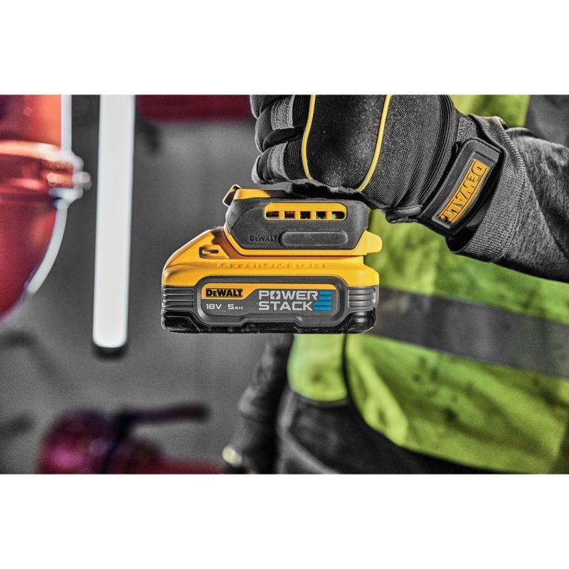 11. DeWALT DCBP518 5,0 Ah PowerStack 18 V Li-Ion-Akku
