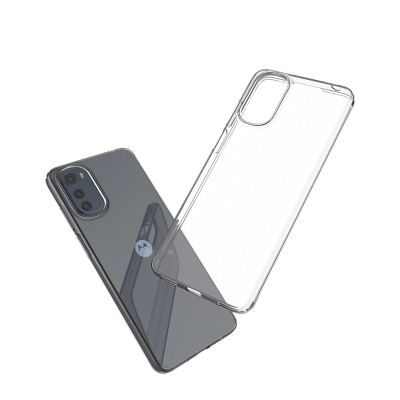 6. Ultra Clear 0,5 mm Hülle für Motorola Moto E32 dünne Abdeckung transparent
