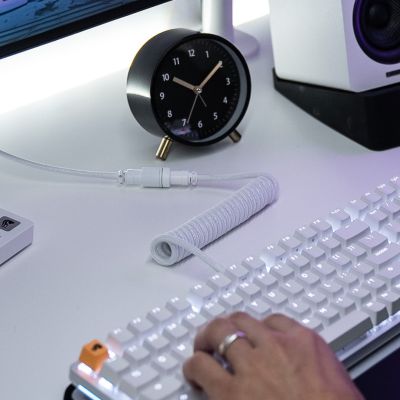 6. Glorious Gaming GLO-KB-ACC-CBL-COIL-GWHT Tastatur-/Mauskabel Weiß 1,4 m