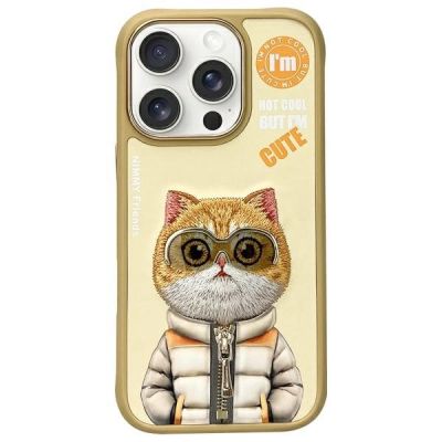 Nimmy Cool&Cute 2.0 Cat Case für iPhone 16 Pro - Grün