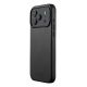18. Mujjo iPhone 17 Pro Max Schwarze Lederhülle