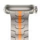 3. Tech-Protect Stainless Line Armband für Apple Watch 4 / 5 / 6 / 7 / 8 / 9 / SE / Ultra 1 / 2 (42/44/45/49 mm) – Titanorange