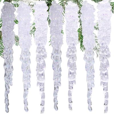 2. SICHERER KUNSTSTOFFKUGELMATRIX ICICULAR Höhe: 21 CM 7PCS MICA