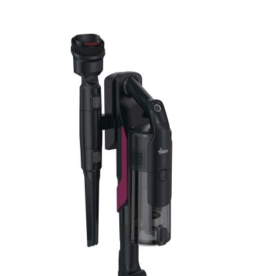41. Hoover HF610HX 011 Akku-Staubsauger, beutellos, 0,7 l, 650 W, lila, 4 Ah