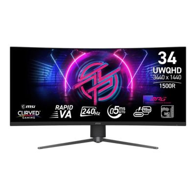 31. MSI Monitor 34" MPG 346CQRF X24 WQHD 240Hz