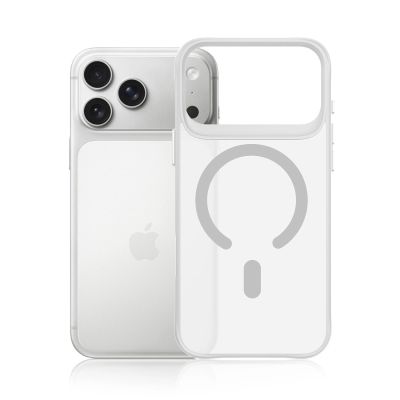 9. 3mk Smoke MagCase für iPhone 17 Pro Max - Weiß-Transparent