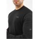 VIKING Novena Herrenunterwäsche-Set aus Merinowolle, schwarz, Größe XXXL