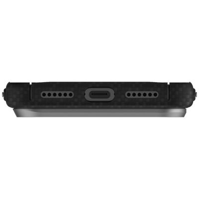 4. Uniq Keva EDGE Magclick Ladehülle für iPhone 17 Pro Max – Schwarz