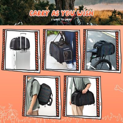 3. Rockbros Fahrrad-Haustiertransporttasche