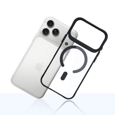 5. 3mk Satin Armor MagCase für iPhone 17 Pro – Transparent Schwarz