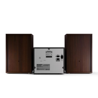 5. Sharp XL-B517D Mikro-Heim-Audiosystem 45W Braun