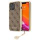 Guess GUHCP13LGF4GBR iPhone 13 Pro / 13 6.1 "braun / braunes Hardcase 4G Charms Collection