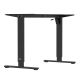 3. ERGO OFFICE ELEKTRISCHER SCHREIBTISCH, HÖHENVERSTELLBAR BIS 1160 MM, MAX. 80 KG, OHNE TISCHPLATTE, FÜR ARBEIT IM SITZEN UND STEHEN, SCHWARZ ER-400 B
